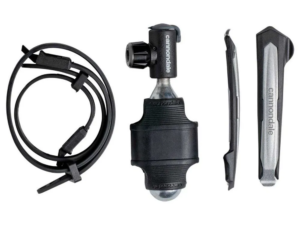 KIT REPARACION PINCHES CANNONDALE SET-OFF-FLAT KIT INCLUYE CARTUCHO CO2 NEGRO