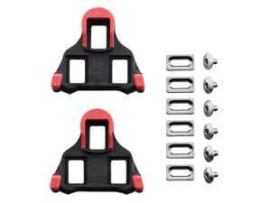 CHAPA SHIMANO SM-SH10 COLOR ROJO P/RUTA